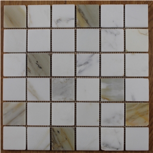 Italy Calacatta Gold 2"*2" Marble Mosaic Tile
