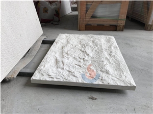 Limra White Limestone Split Face Mushroom Stone,Wall Cladding,Panel