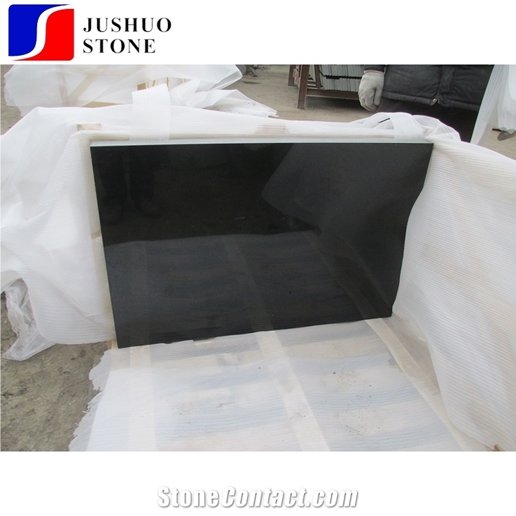 Absolute Black Granite,Heibei Dark Stone for Polished Tiles Building