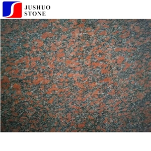 Bengal Red Pearl Granite,India Red Stone Own Block Price Big Slab Tile