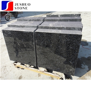 Blue in the Night Granite Tile,Angola Black Stone for Luxary Hotels