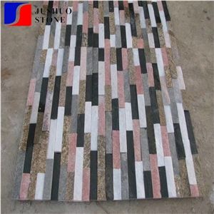 China Split Face Slate Stacked Stone,Multicolor Culture Stone Walling