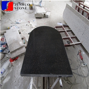 India Star Black Granite Slab,Polished Black Galaxy Flooring Tiles