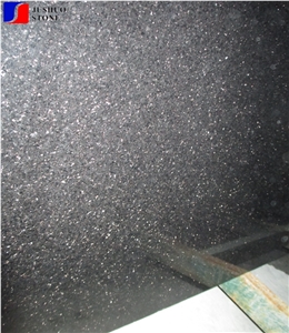 Natual Indian Block Black Galaxy Granite Countertop for Kitchen,Bars