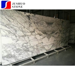 Polished Arabescato Corchia/Carrara Big Flower Marble Slabs Tile Usage