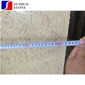 Polished Sunny Beige Marble Aluminum Honeycomb Panel for Wall Cladding