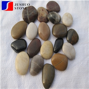 River Stone Multicolor Color Polished Pebbles Cheap Landscaping Stone