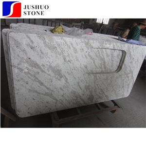 River White Granite Countertop with Indian Price for Kitchen Islandtop