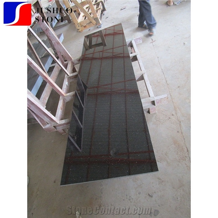 Star Cloud Black Of Xinyi Galaxy Indian Price Stone Kitchen Countertop