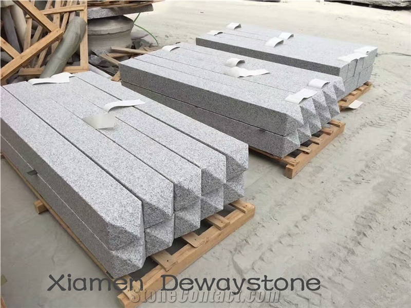 G603 Light Grey Granite Bushhammered Wall Stones Paving Stone Cheap