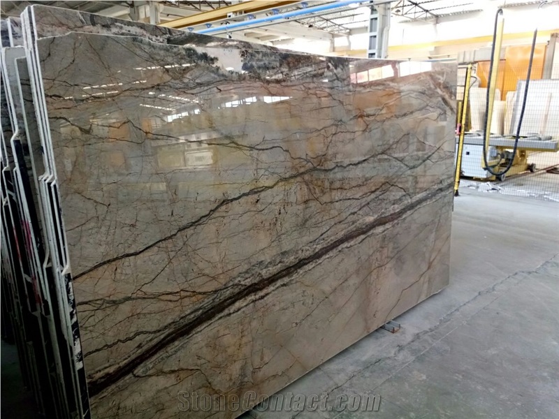 Silver River Marble Slabs from Turkey - StoneContact.com