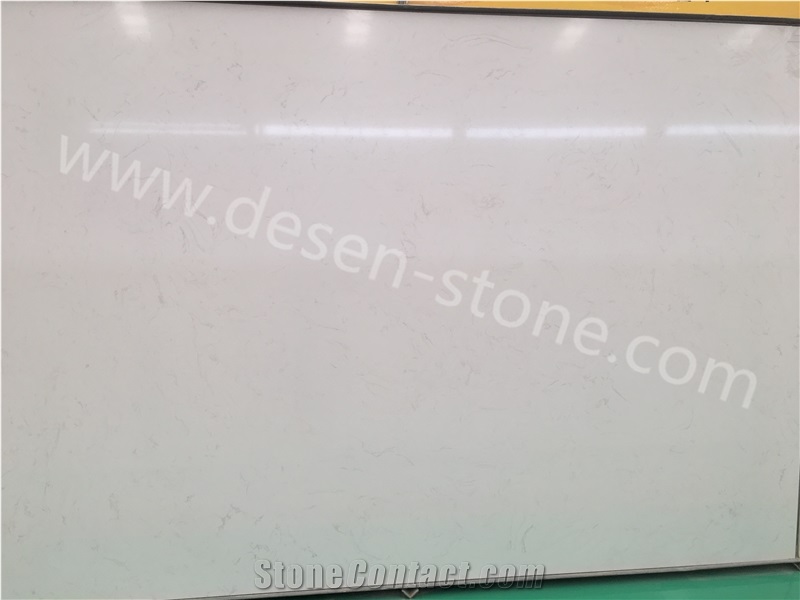 Ariston White Quartz Stone/Artificial Marble Stone Slabs&Tiles Walling