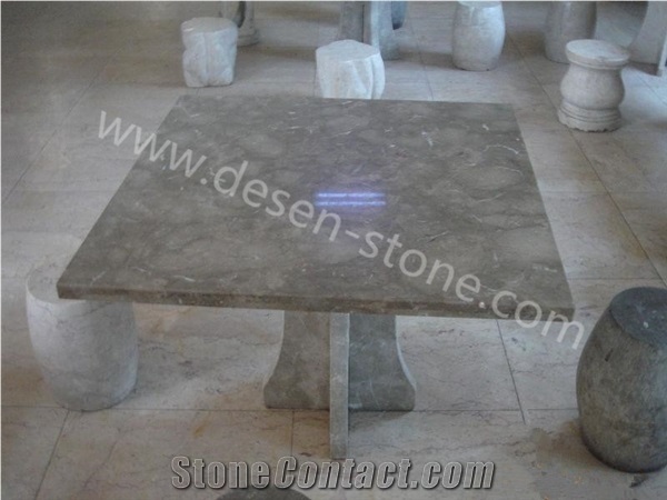 Bosy Grey/Persian Gray Marble Stone Tabletops/Table/Work Tops Design