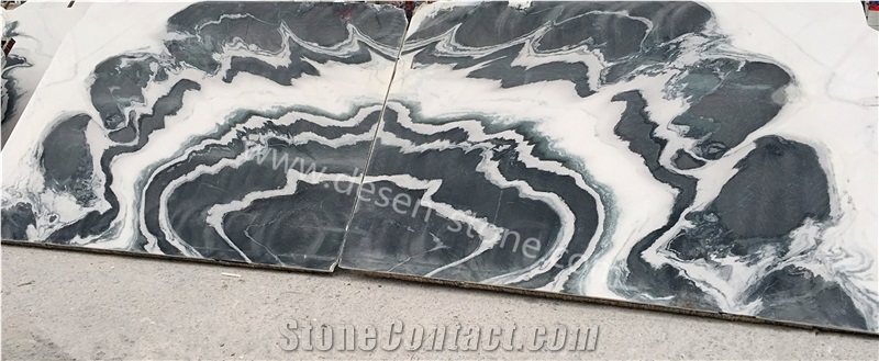 China Panda White/Landscape Pattern Marble Stone Slabs&Tiles Patterns