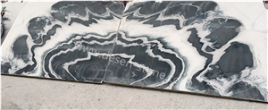 China Panda White/Landscape Pattern Marble Stone Slabs&Tiles Patterns