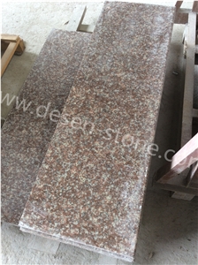 G687 Peach Red Granite Stone Steps/Stairs Riser/Stepping/Staircases