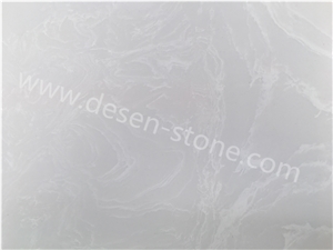 Ice White Onyx Quartz Stone/Artificial Quartz Stone Slabs&Tiles Floor