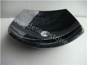 Silver Waves Marble Stone Kitchen/Bathroom Sinks/Wash Basins/Bowls