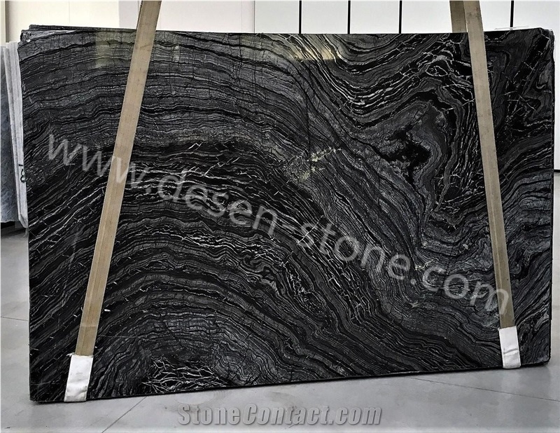 Silver Waves/Silver Brown Wave Marble Stone Slabs&Tiles Backgrounds