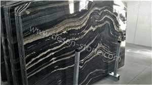 Silver Waves/Silver Brown Wave Marble Stone Slabs&Tiles Cut to Size
