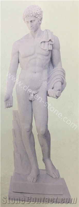 White Marble Stone Carving Handcarved Human Garden Sculptures&Statues