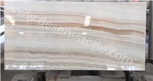 White Tiger Onyx/Tiger White/Agri White/Ivory Onyx Stone Slabs&Tiles