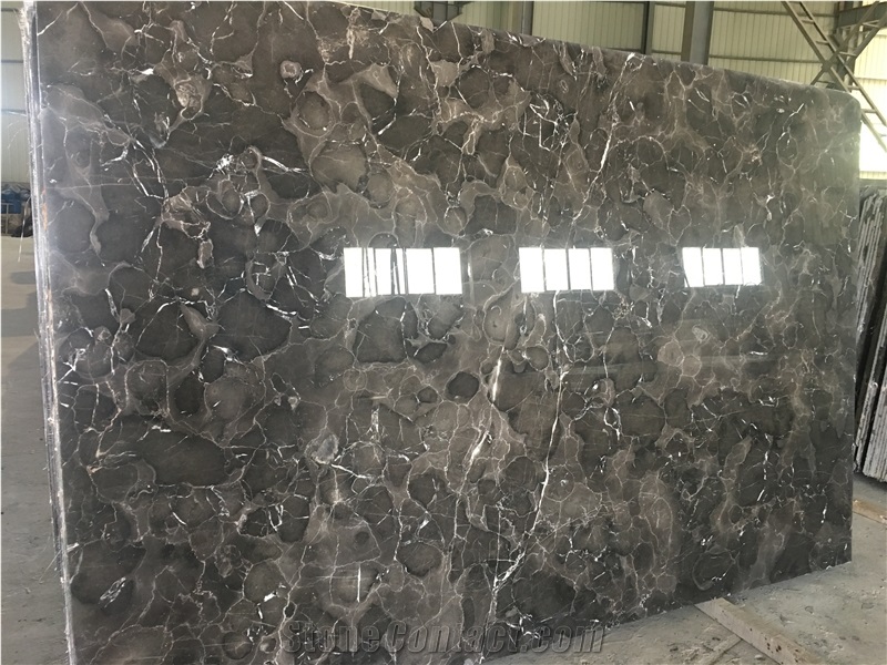 China Emperador Dark Brown Marble Slabs High Degree Polished Surface