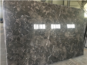 China Emperador Dark Brown Marble Slabs High Degree Polished Surface