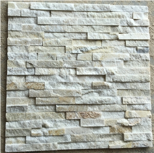 White Cream Slate,Ivory Culture Stone Light Slate,Wall Decor
