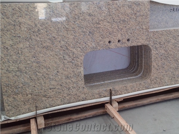 New Venetian Gold Granite Custom Kitchen Countertops