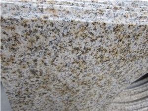 Shandong Rust Yellow Granite Ogee Edge Master Bathroom Vanity Tops