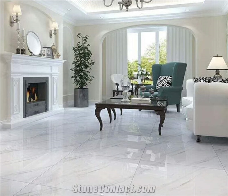 Ariston White Marble Tiles/Slabs/Cut to Size Polished for Floor &Wall
