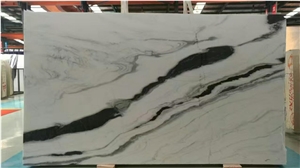 Panda White Marble Tiles/Slabs/Cut to Size Polished for Floor Wall