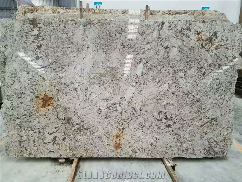 Snow Mountain White Granite Tiles/Slabs Polished for Floor Wall Decor