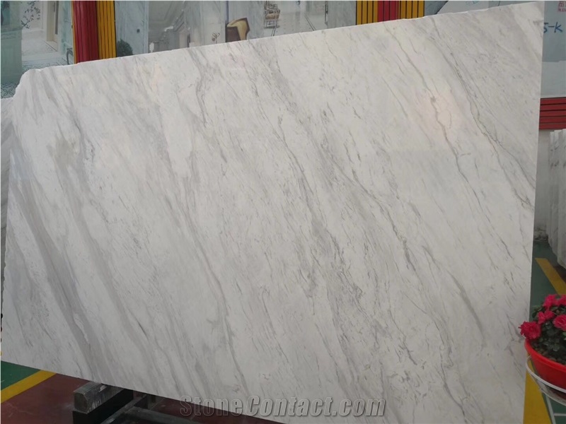 Volakas White Marble Tiles/Slabs/Cut to Size Polished for Floor & Wall