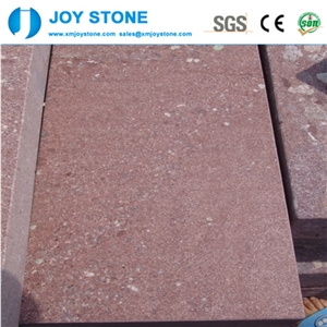 China Hot Sell Dayang Red Porphyry Flamed Granite Mesh Cobblestone