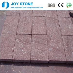China Hot Sell Dayang Red Porphyry Granite Flamed Garden Pavements