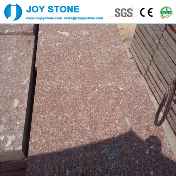 High Quality Dayang Red Porphyry Granite Flamed Garden Patio Pavements