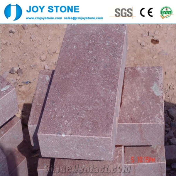 High Quality Dayang Red Porphyry Granite Flamed Garden Patio Pavers