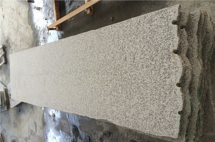 Flamed Guangdong G623 Granite Small Slabs White Granite