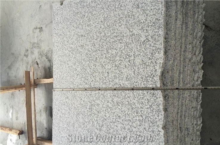 Flamed Guangdong G623 Granite Small Slabs White Granite