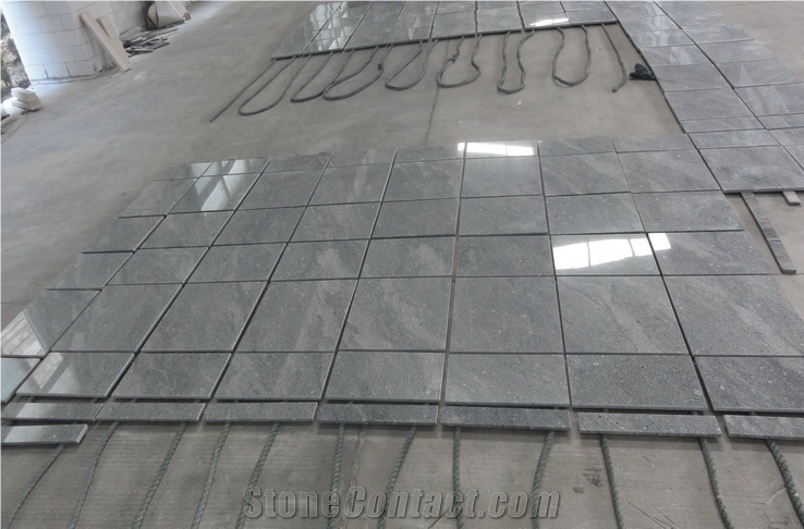 Fujian Grey Landscape Stone Granite Tiles Grey Marble Floor