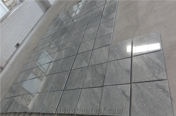 Fujian Grey Landscape Stone Granite Tiles Grey Marble Floor