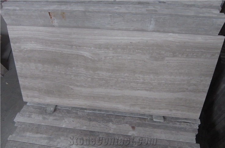 Perlino Bianco Wooden Grey Marble Flooring Tiles Grey Marble Floor