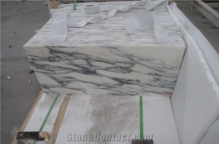 Polished Arabescato Corchia Marble Tiles White Marble Flooring Tiles