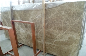 Polished Emperador Light Brown Marble Floor Covering Tiles