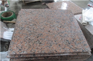 Polished Huidong Red Granite Flooring and Wall Panels