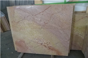 Polished Pacific Peach Marble Tiles Red Marble Floor Covering Tiles