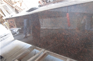Polished Tan Brown Red Granite Best Countertops