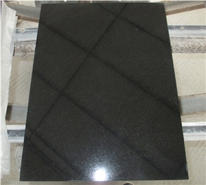 Polished Way Shanxi Black Granite Black Granite Flooring Tiles